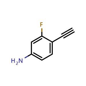 4-ethynyl-3-fluorobenzenamine