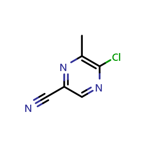 5-chloro-6-methylpyrazine-2-carbonitrile