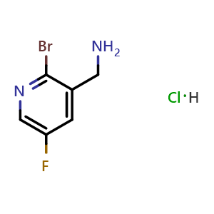 (2-bromo-5-fluoropyridin-3-yl)methanamine hydrochloride