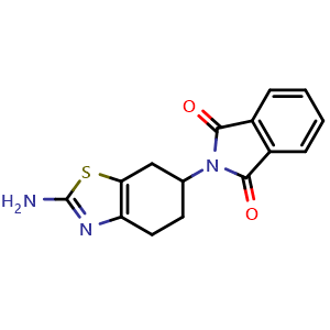 2-(2-amino-4,5,6,7-tetrahydrobenzo[d]thiazol-6-yl)isoindoline-1,3-dione