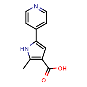 2-methyl-5-(pyridin-4-yl)-1H-pyrrole-3-carboxylic acid