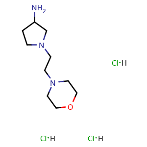 1-(2-morpholinoethyl)pyrrolidin-3-amine trihydrochloride