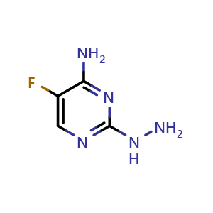 5-fluoro-2-hydrazinylpyrimidin-4-amine
