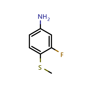 3-fluoro-4-(methylthio)benzenamine