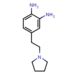 4-(2-(pyrrolidin-1-yl)ethyl)benzene-1,2-diamine