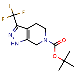 tert-butyl 3-(trifluoromethyl)-4,5-dihydro-1H-pyrazolo[3,4-c]pyridine-6(7H)-carboxylate