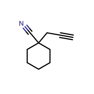1-(prop-2-ynyl)cyclohexanecarbonitrile
