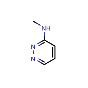 Chemical structure of N-methylpyridazin-3-amine , CAS 45588-95-2, AChemBlock O29994