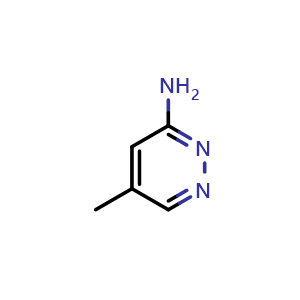 Chemical structure of 5-methylpyridazin-3-amine , CAS 144294-43-9, AChemBlock O30089