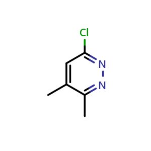 Chemical structure of 6-chloro-3,4-dimethylpyridazine , CAS 873397-60-5, AChemBlock O30137