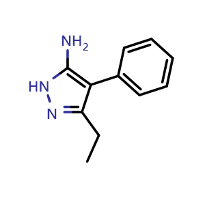 3-ethyl-4-phenyl-1H-pyrazol-5-amine