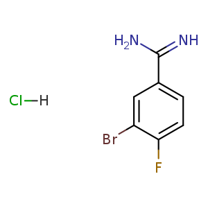 3-bromo-4-fluorobenzamidine hydrochloride