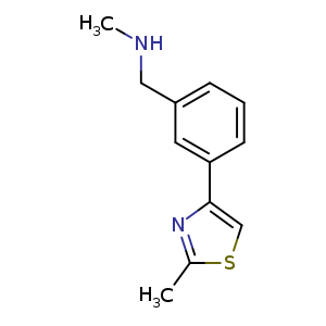 N-methyl(3-(2-methylthiazol-4-yl)phenyl)methanamine