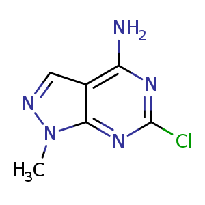 6-chloro-1-methyl-1H-pyrazolo[3,4-d]pyrimidin-4-amine