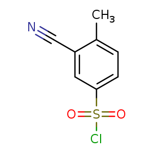 3-cyano-4-methylbenzene-1-sulfonyl chloride