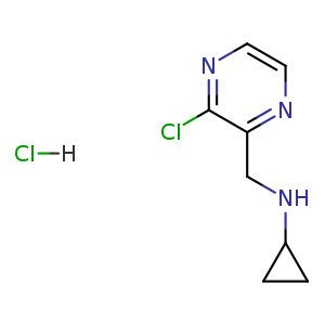 N-((3-chloropyrazin-2-yl)methyl)cyclopropanamine hydrochloride
