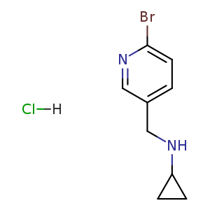 N-((6-bromopyridin-3-yl)methyl)cyclopropanamine hydrochloride