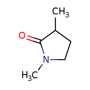 Chemical structure of 1,3-dimethylpyrrolidin-2-one , CAS 19597-07-0, AChemBlock O30589