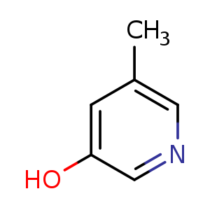 Chemical structure of 5-methylpyridin-3-ol , CAS 42732-49-0, AChemBlock O30725