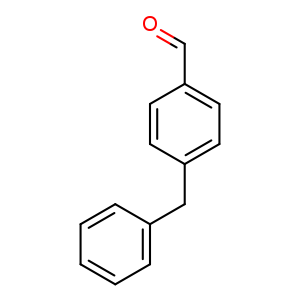 Chemical structure of 4-Benzylbenzaldehyde , CAS 67468-65-9, AChemBlock O30765