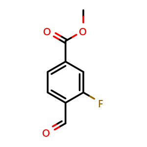 methyl 3-fluoro-4-formylbenzoate
