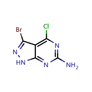 3-bromo-4-chloro-1H-pyrazolo[3,4-d]pyrimidin-6-amine
