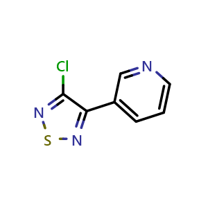 3-(3-chloro-1,2,5-thiadiazol-4yl)pyridine