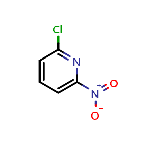 Chemical structure of 2-chloro-6-nitropyridine , CAS 94166-64-0, AChemBlock O30887