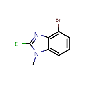 4-bromo-2-chloro-1-methyl-1H-benzo[d]imidazole