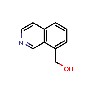 Chemical structure of (isoquinolin-8-yl)methanol , CAS 1159511-15-5, AChemBlock O30939