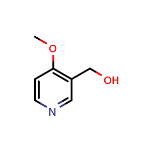 Chemical structure of (4-methoxypyridin-3-yl)methanol , CAS 120277-47-6, AChemBlock O31025