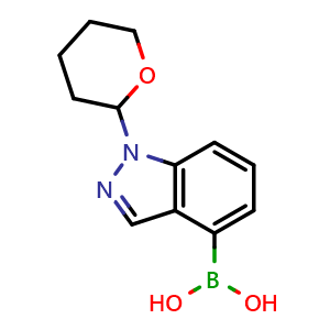 1-(tetrahydro-2H-pyran-2-yl)-1H-indazol-4-yl-4-boronic acid