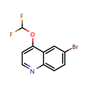 6-bromo-4-(difluoromethoxy)quinoline