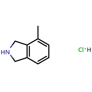 Chemical structure of 4-methylisoindoline hydrochloride , CAS 1956331-04-6, AChemBlock O31189