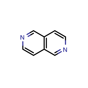 Chemical structure of 2,6-naphthyridine , CAS 253-50-9, AChemBlock O31243