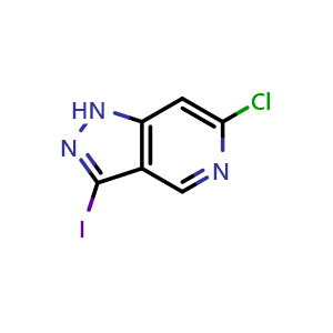 6-chloro-3-iodo-1H-pyrazolo[4,3-c]pyridine