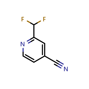 2-(difluoromethyl)pyridine-4-carbonitrile