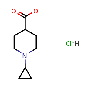 1-cyclopropylpiperidine-4-carboxylic acid hydrochloride