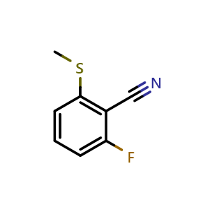 2-fluoro-6-(methylthio)benzonitrile