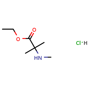 ethyl 2-methyl-2-(methylamino)propanoate hydrochloride