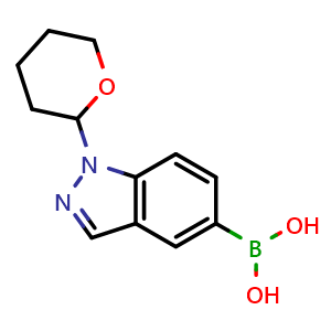 1-(tetrahydro-2H-pyran-2-yl)-1H-indazol-5-yl-5-boronic acid