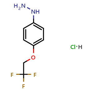 1-(4-(2,2,2-trifluoroethoxy)phenyl)hydrazine hydrochloride