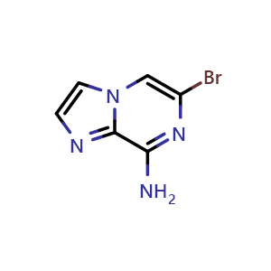6-bromoimidazo[1,2-a]pyrazin-8-amine