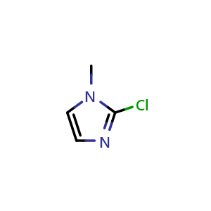 Chemical structure of 2-chloro-1-methyl-1H-imidazole , CAS 253453-91-7, AChemBlock O31866