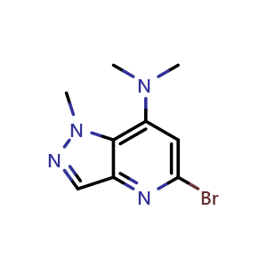 5-bromo-N,N,1-trimethyl-1H-pyrazolo[4,3-b]pyridin-7-amine