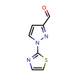 1-(thiazol-2-yl)-1H-pyrazole-3-carbaldehyde