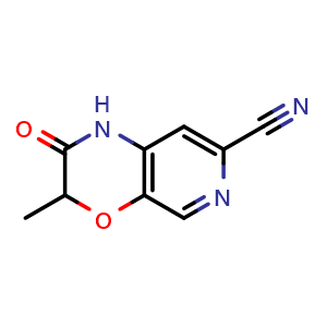 2,3-dihydro-3-methyl-2-oxo-1H-pyrido[3,4-b][1,4]oxazine-7-carbonitrile