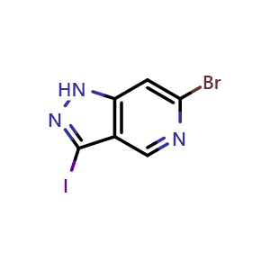 6-bromo-3-iodo-1H-pyrazolo[4,3-c]pyridine