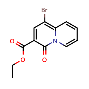 ethyl 1-bromo-4-oxo-4H-quinolizine-3-carboxylate