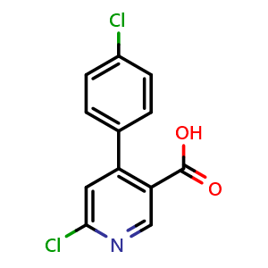 6-chloro-4-(4-chlorophenyl)pyridine-3-carboxylic acid